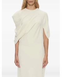 Christopher Esber - Virelle Cocoon Draped Midi Dress - Lyst