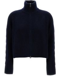 Lisa Yang - High-Neck Zip Cardigan - Lyst
