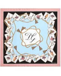 Dolce & Gabbana - Perfume-Print Scarf - Lyst