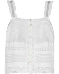 LoveShackFancy - Gehaakte Top - Lyst