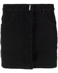 Givenchy - Minirock Mit Monogramm - Lyst