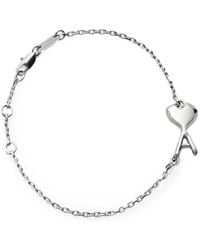 Ami Paris - Bracelet En Laiton Martelé Ami De Cœur - Lyst