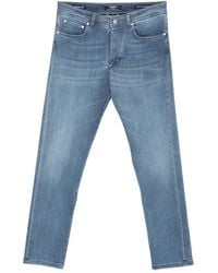 Barba Napoli - Faded-Effect Slim-Fit Jeans - Lyst