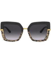 Dolce & Gabbana - Half Print Sunglasses - Lyst