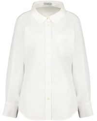 Stella McCartney - Long-Sleeve Button-Up Cotton Poplin Shirt - Lyst