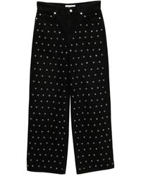 Monse - Eyelet-Embellished Jeans - Lyst