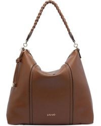 Liu Jo - Logo-Lettering Shoulder Bag - Lyst