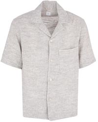 Eleventy - Short-Sleeve Collared Shirt - Lyst