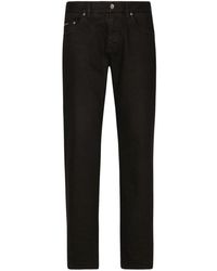 Dolce & Gabbana - Five-pocket straight-legged Jeans - Lyst