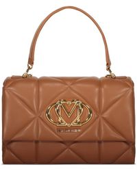 Love Moschino - Quilted Logo Hardware Tote Bag - Lyst