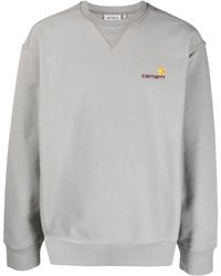 Carhartt - Sweatshirt mit Logo-Stickerei - Lyst