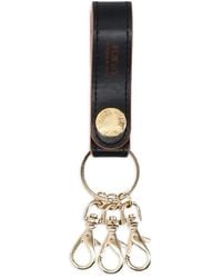 Porter-Yoshida and Co - Logo-Engraved Leather Keyrings - Lyst
