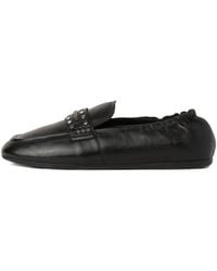 KARL LAGERFELD - Marlee Studs Loafers - Lyst