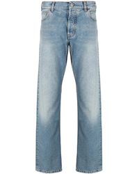 Marcelo Burlon - Vaqueros rectos con efecto lavado - Lyst