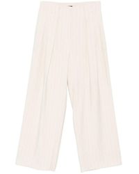 Liu Jo - Stripe-Pattern Trousers - Lyst