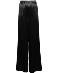 Ferragamo - Wide Trousers - Lyst