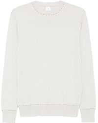 Eleventy - Rundhals-Pullover Mit Ziernähten - Lyst