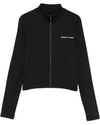 Sporty & Rich - Logo-Print Zip-Up Jacket - Lyst