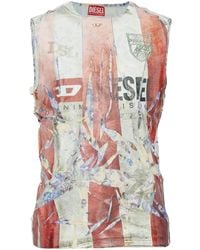 DIESEL - T-Per-Stripe Vest - Lyst
