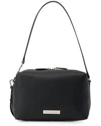 KARL LAGERFELD - Grained-Texture Logo-Plaque Tote Bag - Lyst