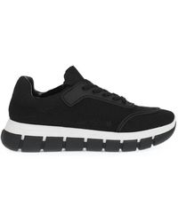 Moschino - Perforated Track-Sole Sneakers - Lyst