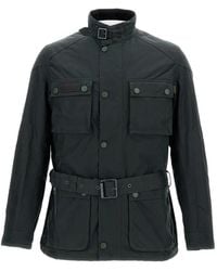 Barbour - Blackwell Belted Waxed Jacket - Lyst