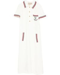 Valentino Garavani - Cherry-Embellished Polo Midi Dress - Lyst
