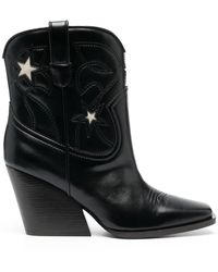 Stella McCartney - Ankle Boot With Logo - Lyst