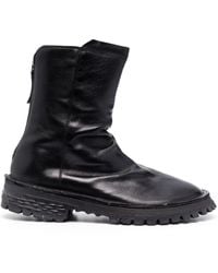 Moma - Tronchetto Leather Ankle Boots - Lyst