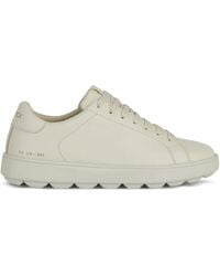 Geox - Spherica Ecub-1 Lace-Up Leather Sneakers - Lyst