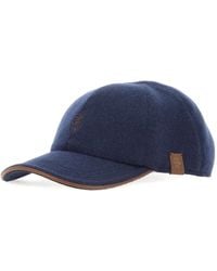 Eleventy - Gorra con ribete de cuero - Lyst
