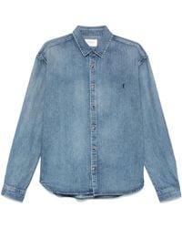 Saint Laurent - Cassandre Denim Shirt - Lyst