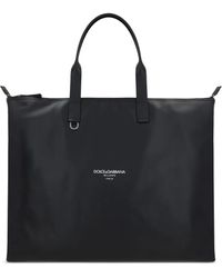 Dolce & Gabbana - Leren Shopper - Lyst