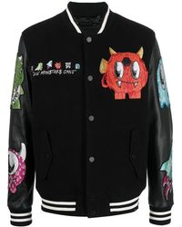 Philipp Plein - Patch-Detail Varsity Jacket - Lyst