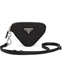 Prada - Pouch Re-Nylon Con Logo - Lyst