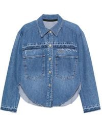 Litkovskaya - Raw-Cut Denim Shirt - Lyst