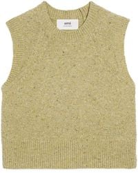 Ami Paris - Chaleco Con Logo Bordado - Lyst