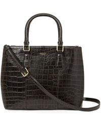 Osprey - Adaline Croc-Effect Leather Tote Bag - Lyst