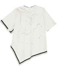 JNBY - Pearl-Printed Blouse - Lyst