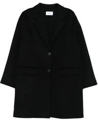 The Dynamis Studio - Oxford Button Wool Coat - Lyst