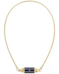 Marie Lichtenberg - Baby Locket Ruby And Lapis Lazuli Necklace - Lyst