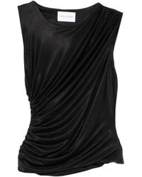 MARSĒM - Ruched Sleeveless Top - Lyst
