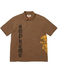 Supreme - X The Great China Wall Dragon Overhemd Met Borduurwerk - Lyst