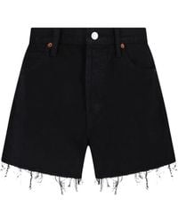 RE/DONE - Short The Breezy À Bords Francs - Lyst