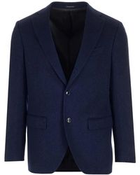 Al Duca d'Aosta - Single-Breasted Notch-Lapel Blazer - Lyst