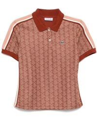 Lacoste - モノグラム ポロシャツ - Lyst