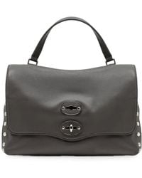 Zanellato - Small Postina Leather Stud-Embellished Tote Bag - Lyst