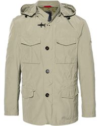 Fay - Mock-neck hooded jacket - Lyst