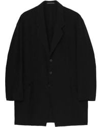 Yohji Yamamoto - Single-Breasted Wool Jacket - Lyst