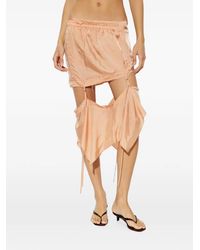 KNWLS - Beth Layered-Panel Asymmetric Skirt - Lyst